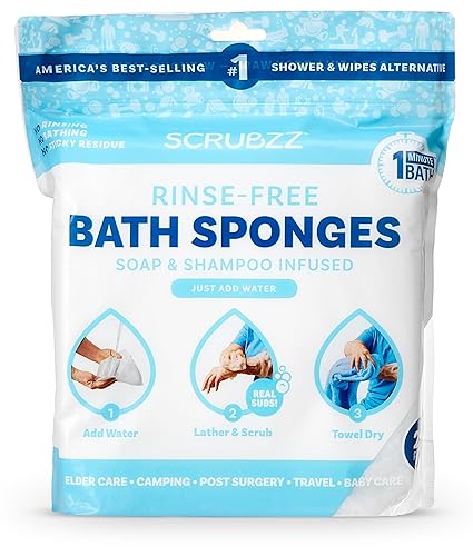I just received Scrubzz Disposable Rinse Free Bathing Wipes - 25 Pack - All-in-1 Single Use Shower Wipes, Simply Dampen, Lather, and Dry Without Shampoo or Rinsing - Unscented - 25 Count  from goregothica via Throne. Thank you! throne.com/iafwstatic #Wishlist #Throne