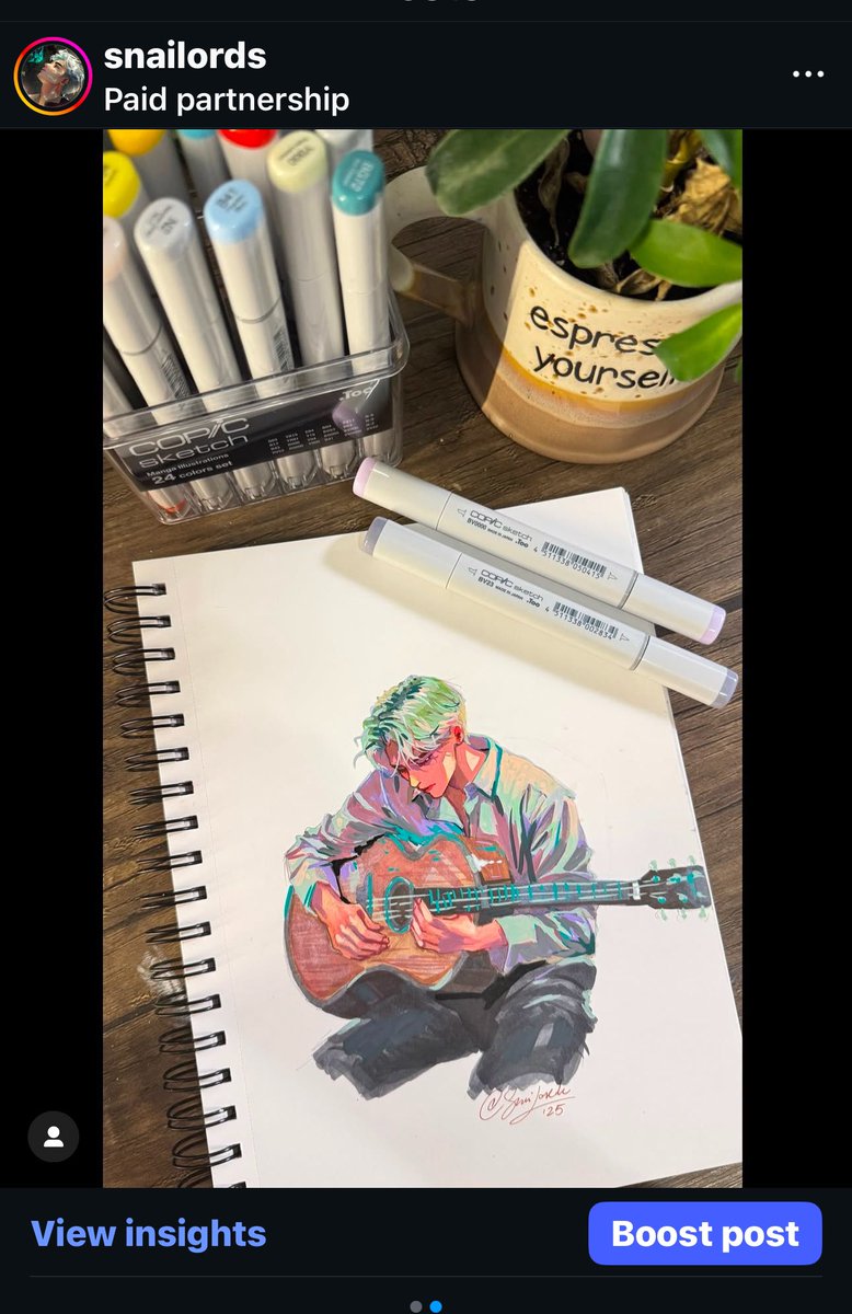 Aidyn Arroyal (@snailords) on Twitter photo 👀 Want a COPIC sketch for like…$1? Lmao. You have until Jan 31 to take advantage of this situation. Use cheat code AIDYN25 to get 25% off of your orders! Valid for 90 days.
Link in my bio or
try.copicmarkers.com
#copicwithus #1DollarCOPIC
<a href="/CopicOfficialUS/">Copic Official</a> 👀 Want a COPIC sketch for like…$1? Lmao. You have until Jan 31 to take advantage of this situation. Use cheat code AIDYN25 to get 25% off of your orders! Valid for 90 days.
Link in my bio or
try.copicmarkers.com
#copicwithus #1DollarCOPIC
<a href="/CopicOfficialUS/">Copic Official</a>
