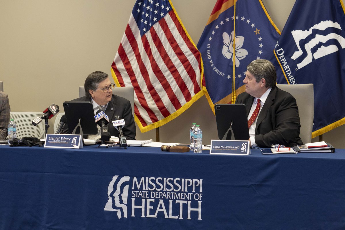 msdh's tweet photo. On Jan 8, the MS State Board of Health held its quarterly meeting. Dr. Dan Edney shared highlights of MSDH's recent accomplishments & updates on key public health initiatives. We're proud of our progress & commitment to improving health in MS! #PublicHealth #MSDH #ChangeCantWait https://t.co/0HsSP4QOjD