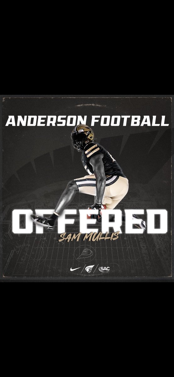 Sam mullis (@sam_mullis07) on Twitter photo Blessed to have received my first division 2 offer from Anderson University🔥🔥<a href="/CoachDeese/">Jammie Deese</a> <a href="/ForestHillsFBNC/">Forest Hills Football</a>
<a href="/AUTrojansFB/">Anderson Trojans Football</a> Blessed to have received my first division 2 offer from Anderson University🔥🔥<a href="/CoachDeese/">Jammie Deese</a> <a href="/ForestHillsFBNC/">Forest Hills Football</a>
<a href="/AUTrojansFB/">Anderson Trojans Football</a>