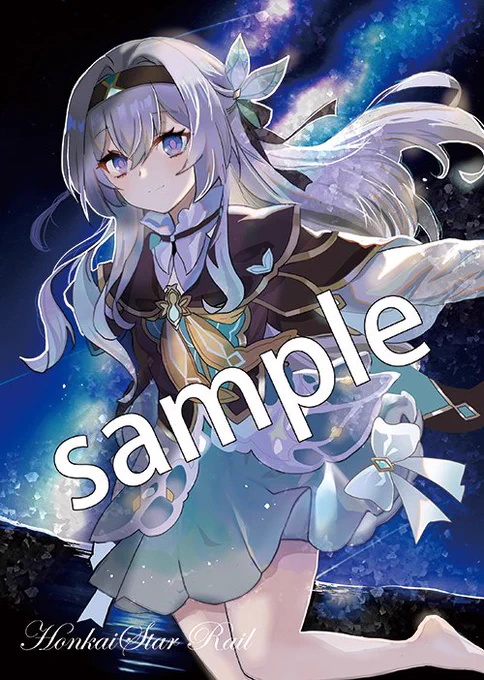 FF44是C105新刊『環繞星而行』16p彩本+明信片X1+L夾一個150NTD收錄大黑塔/黑塔/流螢等彩稿~攤位是B35-36 週六日2天^^~*#FF44#星穹鐵道 