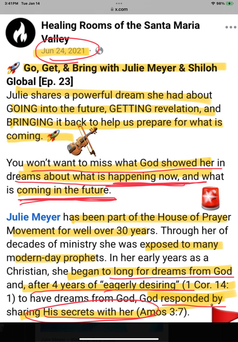 TruthWins_2022's tweet photo. @MamaNoesBest @CourtneySt89976 The last pic is paragraph from JM’s pinned post on Julie Roy.Little did she realize she just CONFESSED she was ACCOMPLICE.
Julie Meyer needs to be EXPOSED, MaRKED &AVOIDED,as the FaLSE PROPhET she STILL Is.
Until she REpENts,STePS DOWN,Do not pay her ANY regard folks.#LOVEWaRns https://t.co/dlG9xaky0Y