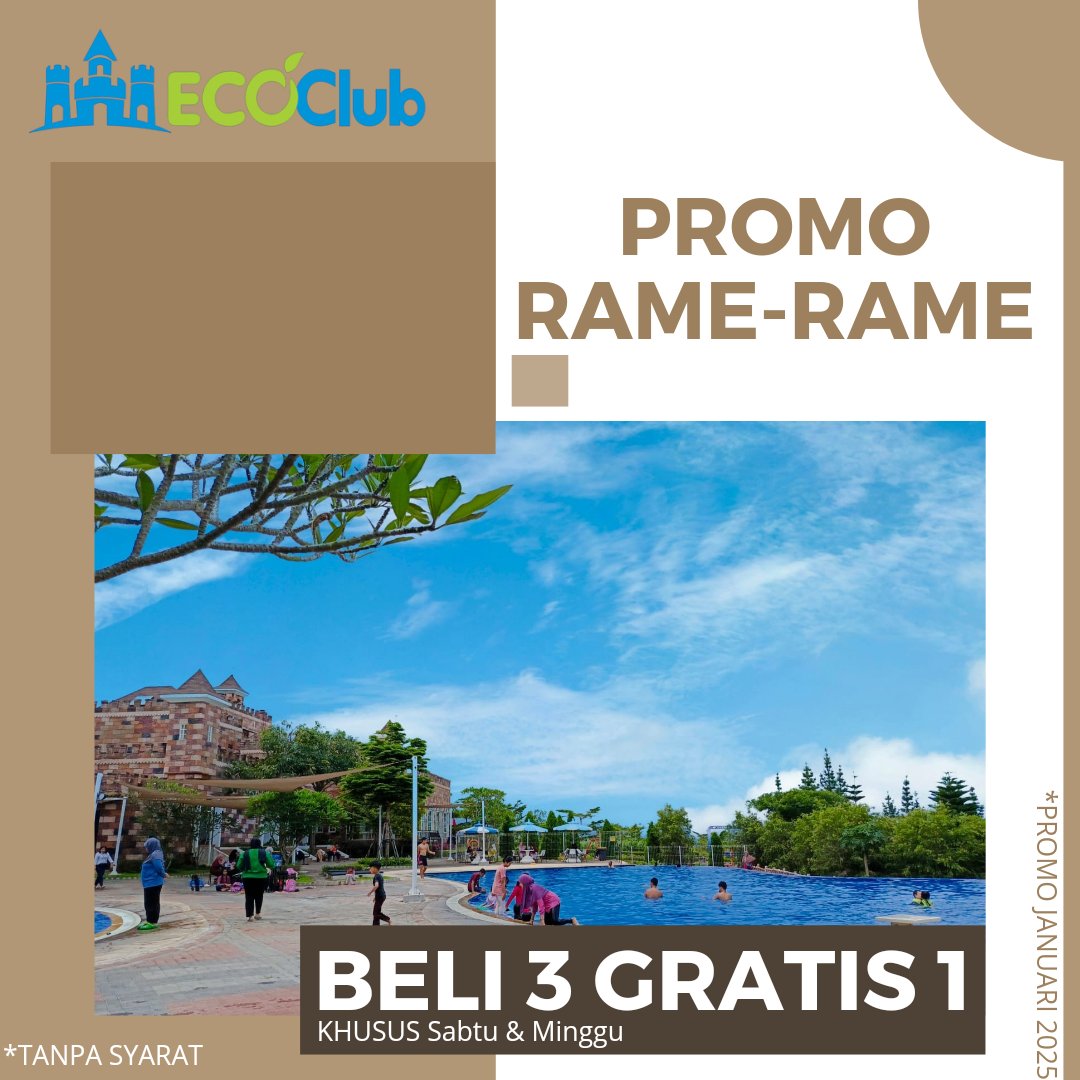 ecoclubCGCM's tweet photo. PROMO JANUARI 2025 Ecoclub CitraGarden City Malang  
.
#januari #promojanuari #promojanuari2025 #promopromo #gym #promomahasiswa  #infomalang #malanghits  #kolamrenangmalang #ecoclubkolamrenang #kolamrenangecoclub #ecoclubcitragardencitymalang #ecoclubcitragardenmalang #ciputra https://t.co/nRMzuFWa8L