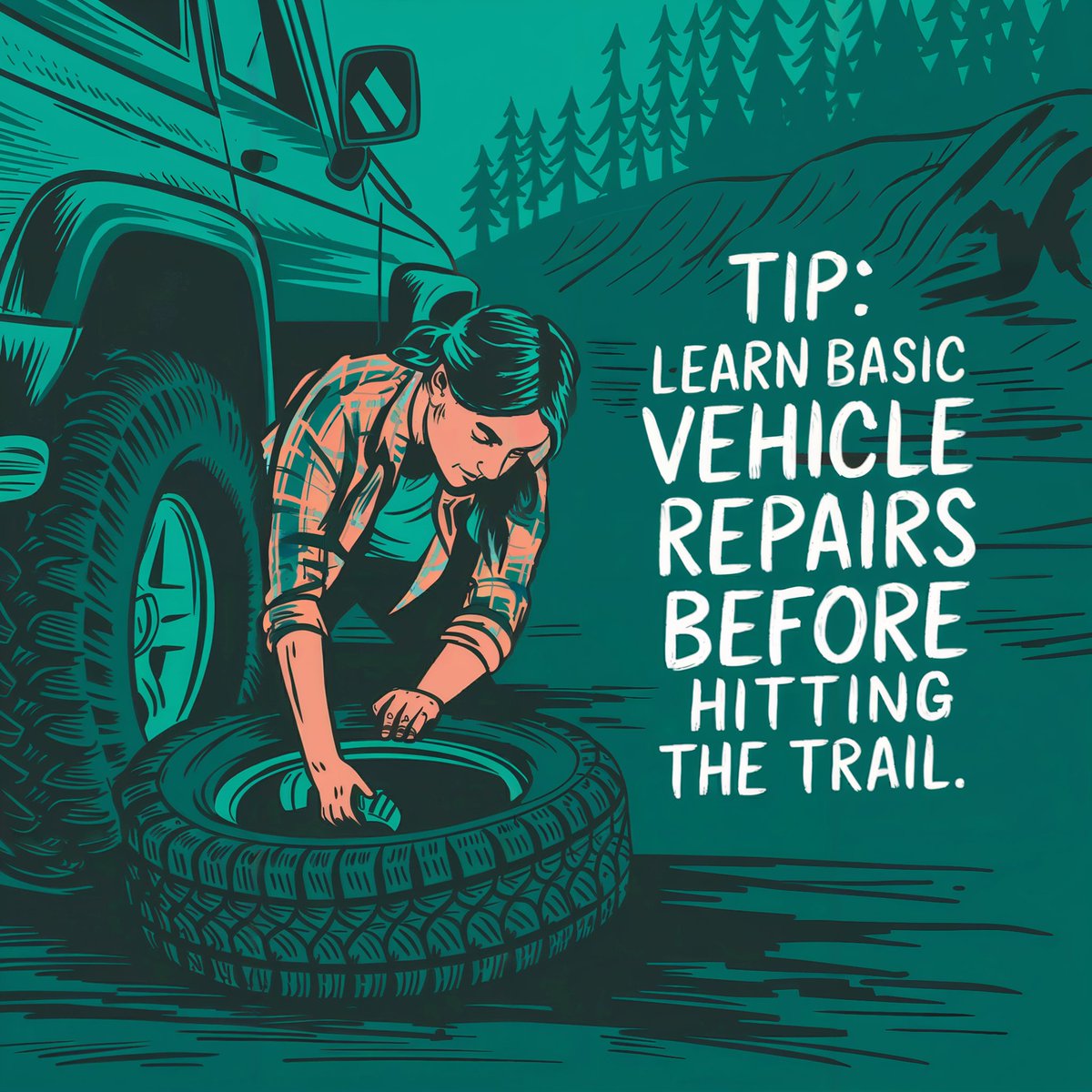 Trailoclock's tweet photo. Tip: Learn basic vehicle repairs before hitting the trail. 🔧🚙✨

What’s the most useful repair skill you’ve learned for off-roading? Share your tips! 🏞️🌍

🚙 Explore more adventures and tips on my blog:
🌐 https://t.co/YTlHGt8SC5 🏞️✨

#TrailTips #OffRoadLife #OverlandingGear https://t.co/lF5lDMl8QN