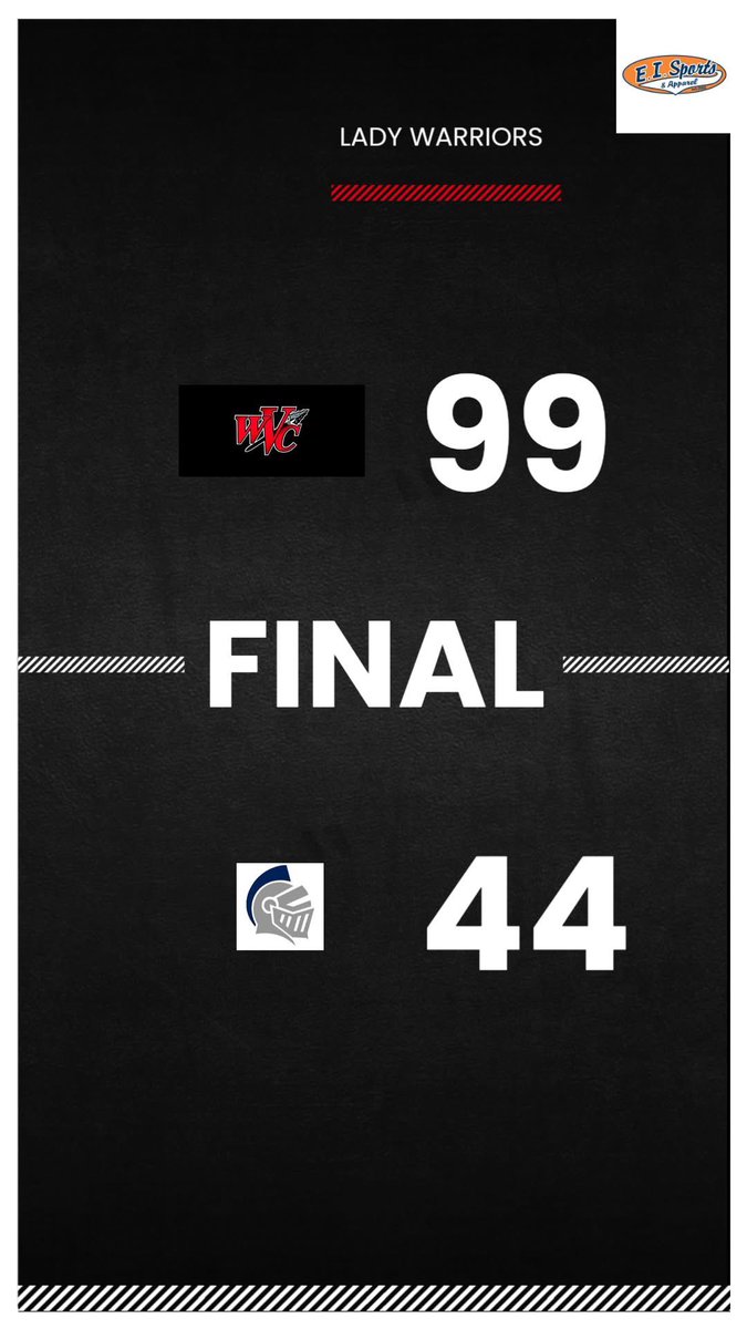 LukeScheidecker's tweet photo. # 7 Lady Warriors win 99-44 over Olney Central and improve to 16-2 on the year. https://t.co/23sjS57cA0