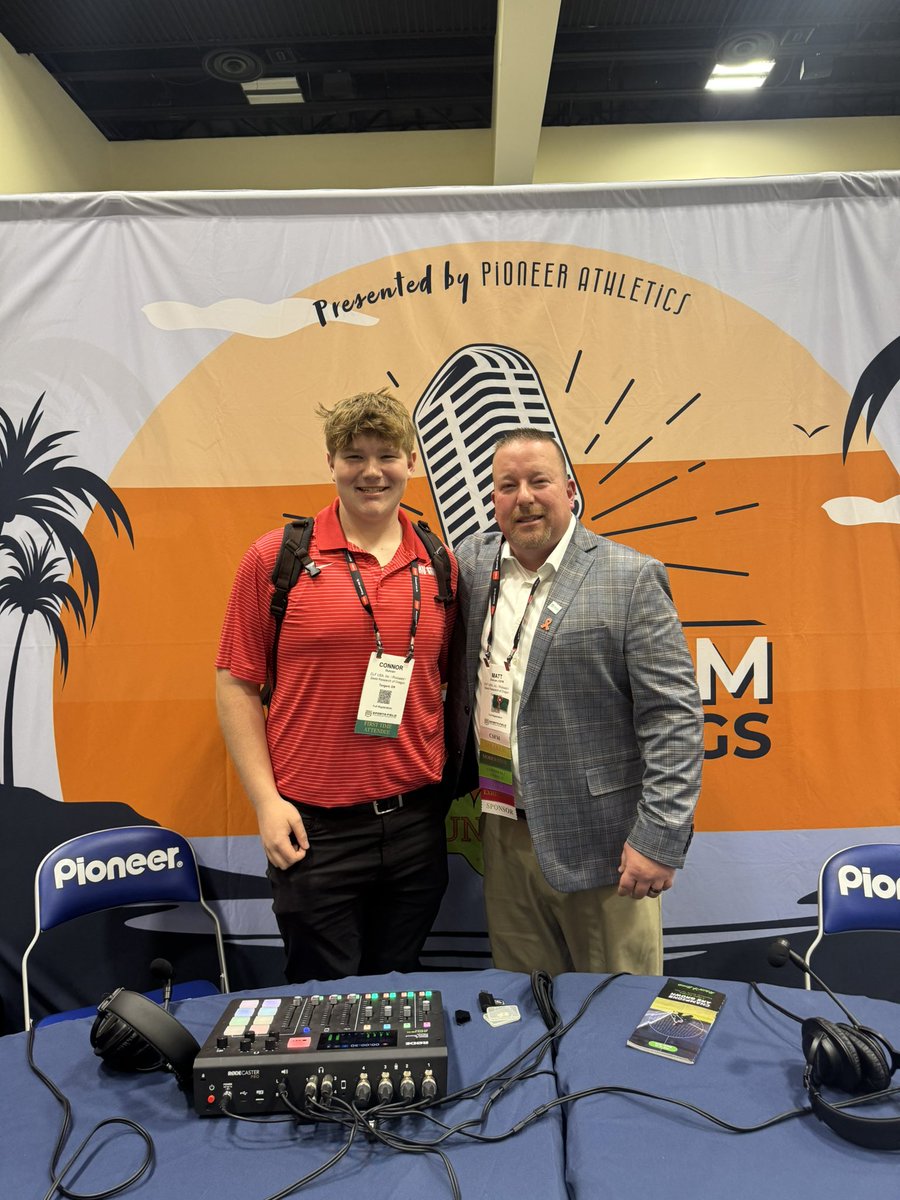 Thanks to <a href="/pioneerathletic/">Pioneer Athletics</a> for allowing my dad and I to be on the Groundskeeper chats podcast at #SFMA2025 <a href="/FieldExperts/">SFMA</a>  in Palm Coast!