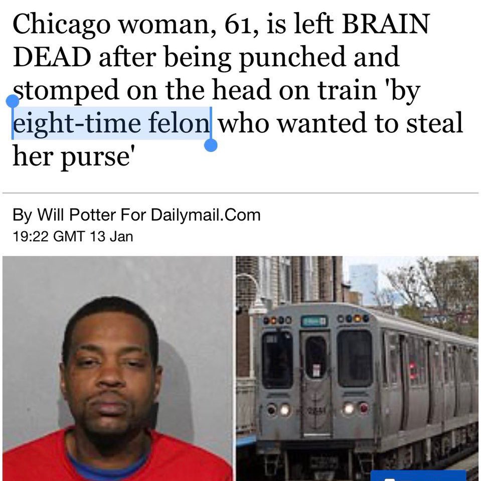 amuse's tweet image. CRIME: the fact that 8-time felons are set free IS the problem.