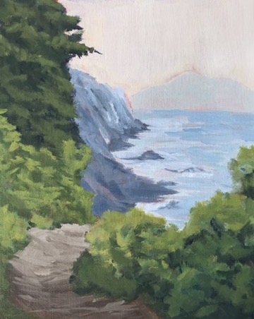 Oil Painting | Ocean Cliffs