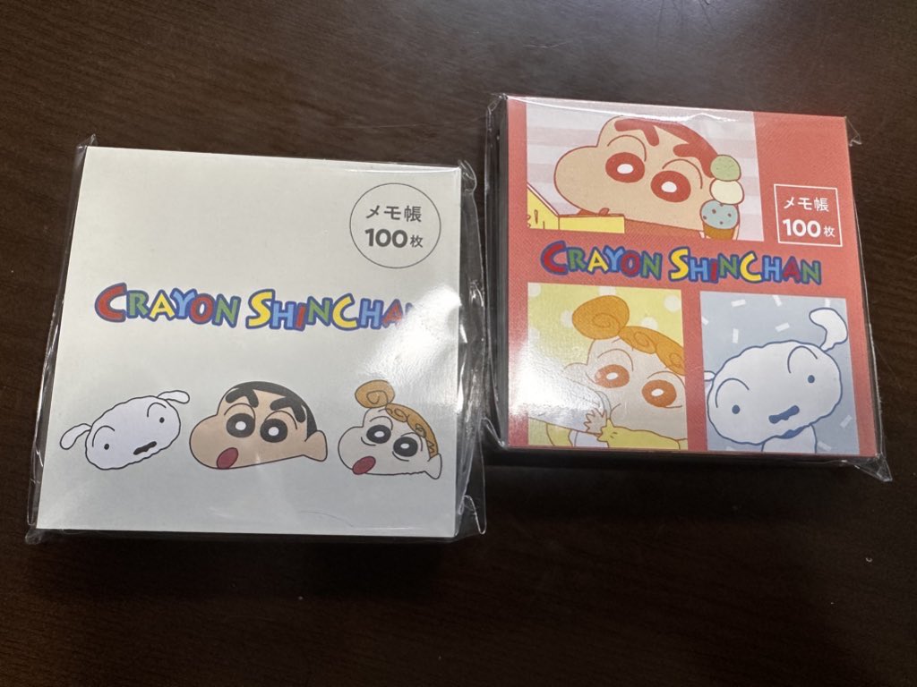 CraftNonoka's tweet photo. ふふふふ( ՞*´꒳`* ՞)
仕事で��うメモ探してたらSeriaに
クレヨンしんちゃん*: \(  ॑꒳ ॑ * \ 三 ﾉ *  ॑꒳ ॑ )ﾉ :*
使うの楽しみ🤨

 #Seria 
 #クレヨンしんちゃん https://t.co/3QKrocUaeB