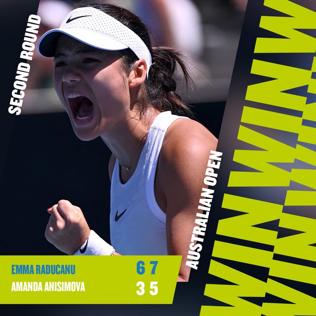 RaducanuEmma's tweet photo. Unstoppable #emmaraducanu https://t.co/RfWTcEAZcI