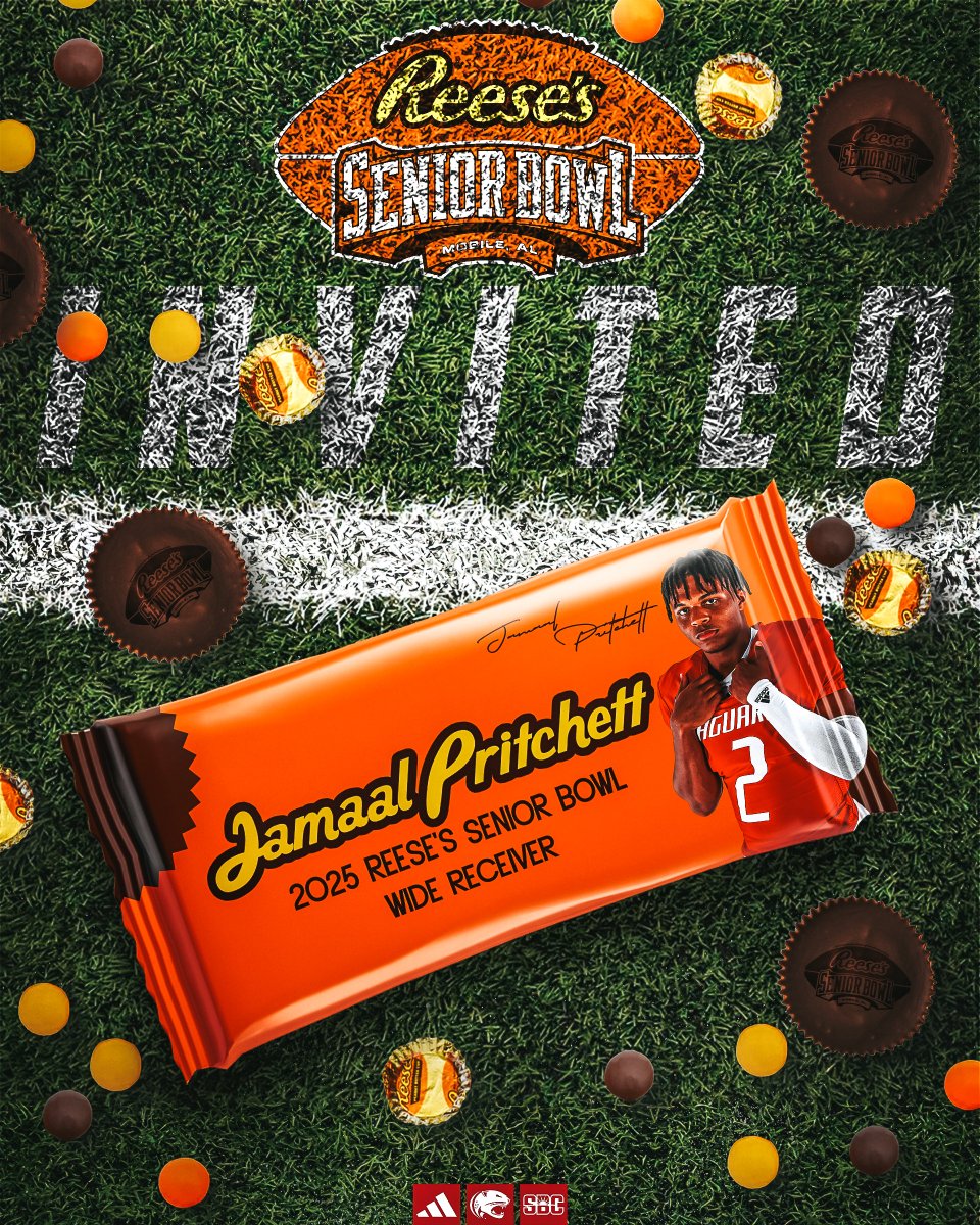 South Alabama Football ๐ (@southalabamafb) on Twitter photo We weren't going to let him leave #OurCity that easily...
JP is headed to the <a href="/seniorbowl/">Reese's Senior Bowl</a>โผ๏ธ
๐ฐ usajags.co/jpseniorbowl We weren't going to let him leave #OurCity that easily...
JP is headed to the <a href="/seniorbowl/">Reese's Senior Bowl</a>โผ๏ธ
๐ฐ usajags.co/jpseniorbowl