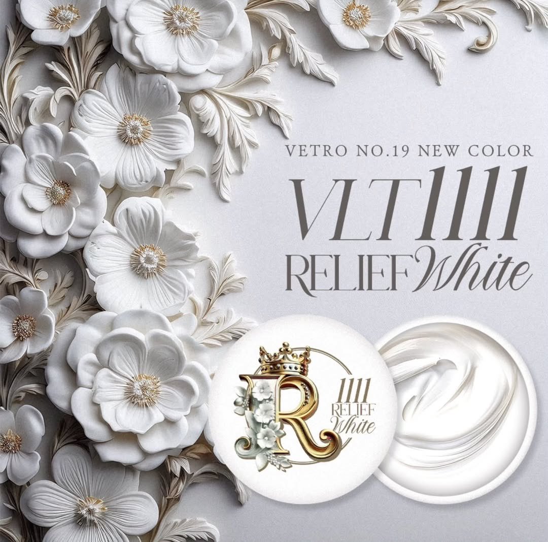 jukeofficial_19's tweet photo. 1.22 発売予定
VETRO No.19 LUXE 19Store限定発売商品
「RELIEF White」
これまでのVETROにはなかったエッジの効いた質感アート用レリーフジェルがついに登場 !
#VETRO #ベトロ #ネイル #19Store #19ストア #お絵描きジェル #レリーフホワイト https://t.co/LWHiodjvZK