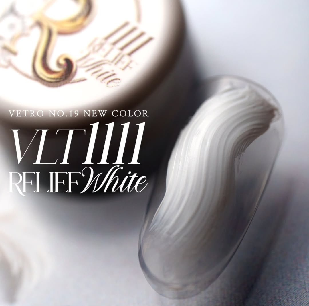 jukeofficial_19's tweet photo. 1.22 発売予定
VETRO No.19 LUXE 19Store限定発売商品
「RELIEF White」
これまでのVETROにはなかったエッジの効いた質感アート用レリーフジェルがついに登場 !
#VETRO #ベトロ #ネイル #19Store #19ストア #お絵描きジェル #レリーフホワイト https://t.co/LWHiodjvZK