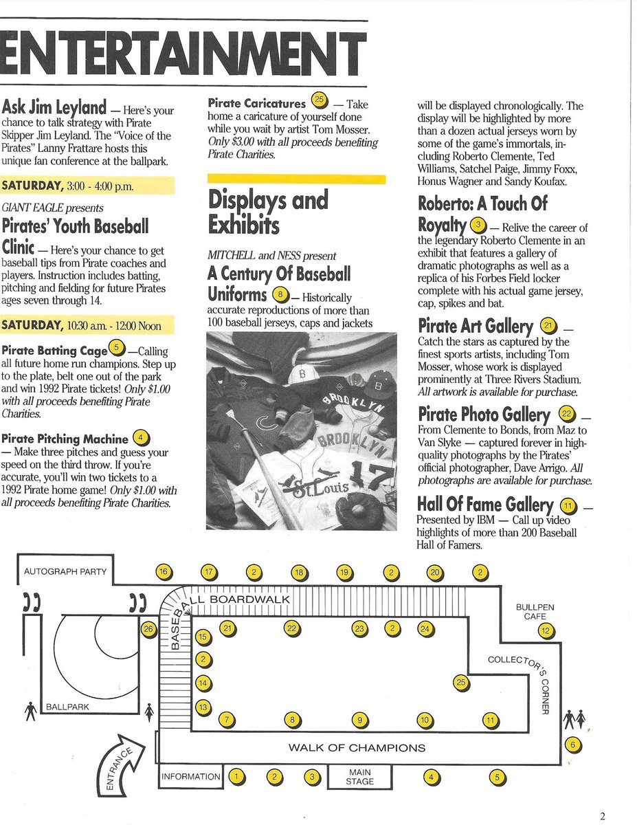 1992Pirates's tweet photo. PiratesFest is this weekend!

Let’s take a look back at the 3rd annual #Pittsburgh #Pirates Fest that took place at the Monroeville ExpoMart in 1992!

Are you planning on going this weekend? 

Share your memories of previous Fests 👇 

#LetsGoBucs 

(1/2) https://t.co/FGeyYjkqXv