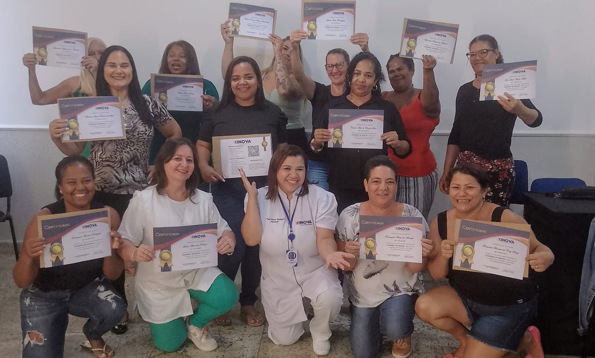 Estivemos com essa turma linda de Ribeirão Preto🥰

Foi maravilhoso estar com vcs turmaaaaa!!! Parabéns pela conquista do tão sonhado certificado! Que vcs tenham muito sucesso na carreira de Cuidadores de Idosos profissionais🥳🎉👵👴🎓👏👏👏

Saiba mais: …paulo.inovaprofissionalizantes.com.br