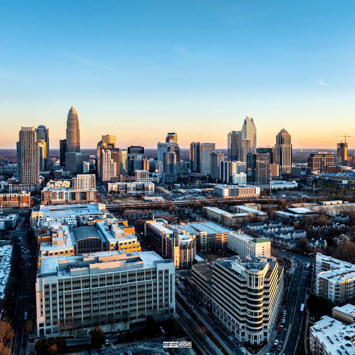 How this view this afternoon in Uptown?
