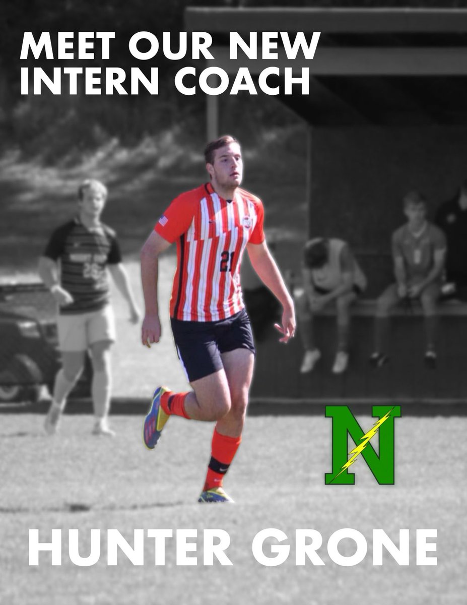 northmont_s's tweet photo. We have decided to create a new position on our coaching staff that acts as an intern position. This will give the opportunity to past players in the program the chance to give back/get into coaching. Welcome, 2020 graduate, Hunter Grone! Excited to have you back! Go Bolts!⚡️⚽️ https://t.co/76nTWh2SZM