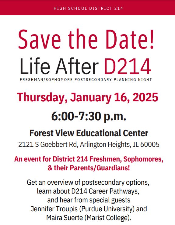 See you tomorrow night Frosh &amp; Sophomore families <a href="/Wheeling_Cats/">Wheeling High School</a>