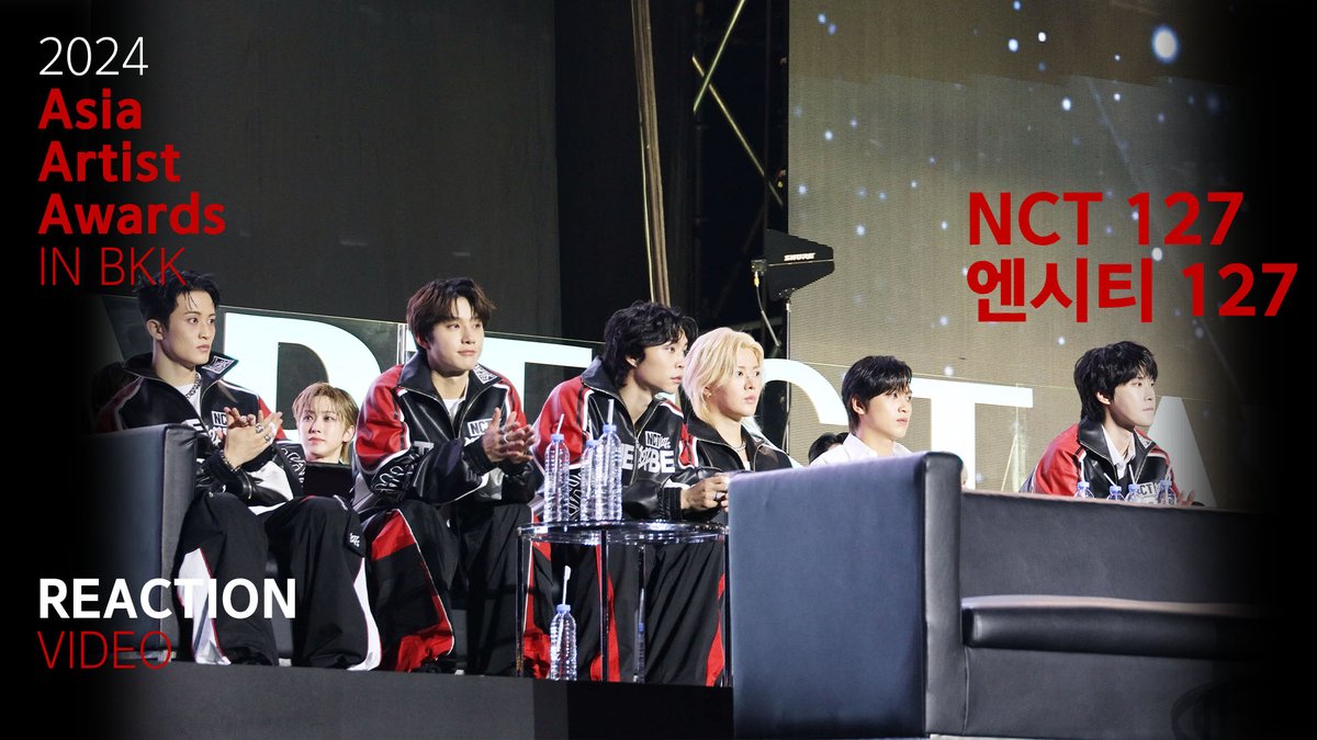[#AAA2024] 
NCT 127(엔시티 127) 리액션 비디오 
Reaction Video | 2024 Asia Artist Awards 

📷 youtu.be/lROzopnkVk4

#NCT127 #엔시티127
#도영 #해찬 #유타 #쟈니 #정우 #마크
#DOYOUNG #HAECHAN #YUTA #JOHNNY #JUNGWOO #MARK
#AAA #AsiaArtistAwards
#AAA2024
#AAA2024inBKK