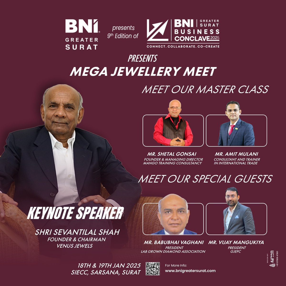 Amit_Mulani's tweet photo. Thank you, BNI Greater Surat, for inviting me as a Master Class Speaker at the Business Conclave 2025 in Surat!

I'm excited to connect with entrepreneurs who are already shaping the business landscape or planning to embark on their entrepreneurial journeys. https://t.co/Jz9yFJoTzB
