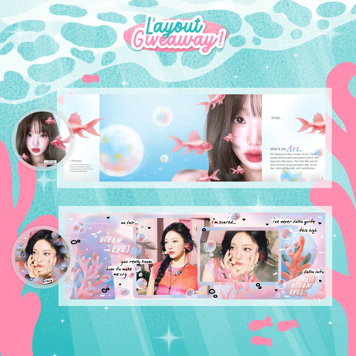 help repost / retweet? thanks 🐟

hai! today is a special day🎊🐟 
happy birthday to Tia! <a href="/Phritca/">あ</a> 🫶 saatnya bagi bagi free layout buat 2 winner 🍥. yang mau join lessgooo! 🫶❤️
              ( cek alt untuk info join)

#zonauang #zonaba
