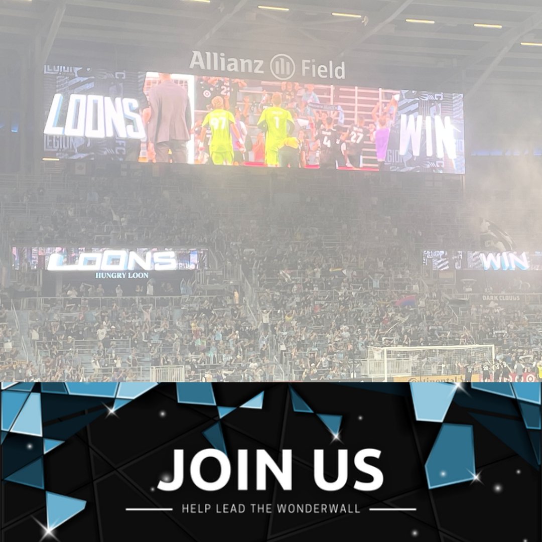 Do you know someone who cares a lot about the future of #MNUFC supporter culture? 

Do you know someone who wants to make the Wonderwall a powerhouse that rattles the walls of Allianz and improves the community? 

Nominate them for the Wonderwall board: docs.google.com/forms/d/e/1FAI…