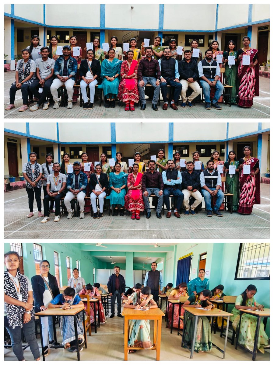 Vicky_Nss_vol83's tweet photo. कार्यक्रम अधिकारी @DBNSSPO के मार्गदर्शन एवं बाह्य परीक्षकों के सहयोग से राष्ट्रीय सेवा योजना बी प्रमाण पत्र लिखित परीक्षा एवं व्यक्तिगत साक्षात्कार सफल रहा (11/01/2025)
@_NSSIndia @ashokshrotinss @NSSRDBhopal @Rajkumarnss @gajpal_l @NeetaBajpai5 @NSSUFNGCFCG @nssptrsuCG https://t.co/cY8xPr2MEG
