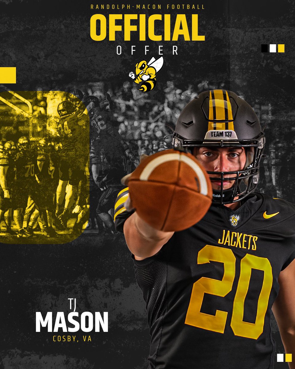 After a great visit and talk with Coach Azzura, I'm blessed to receive an offer from <a href="/RMCfootball/">𝗥𝗔𝗡𝗗𝗢𝗟𝗣𝗛-𝗠𝗔𝗖𝗢𝗡 𝗙𝗢𝗢𝗧𝗕𝗔𝗟𝗟</a> <a href="/CoachMcGeeRMC/">Nick McGee</a> <a href="/CosbyTitansFB/">Cosby Titans Football</a> <a href="/Coach_Wild/">Josh Wild</a>
