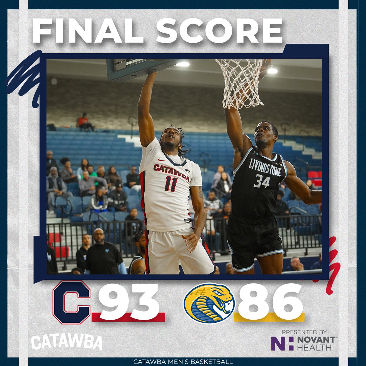 Catawba College Athletics (@catawbaindians) on Twitter photo Road Win Secured for <a href="/CatawbaMBB/">Catawba Basketball</a>
Ibra Athie | 23 pts & 14 rebs
Nick Walker | 18 pts & 7 rebs
Solomon Tucker | 18 pts & 7 rebs
#EarnIt Road Win Secured for <a href="/CatawbaMBB/">Catawba Basketball</a>
Ibra Athie | 23 pts & 14 rebs
Nick Walker | 18 pts & 7 rebs
Solomon Tucker | 18 pts & 7 rebs
#EarnIt