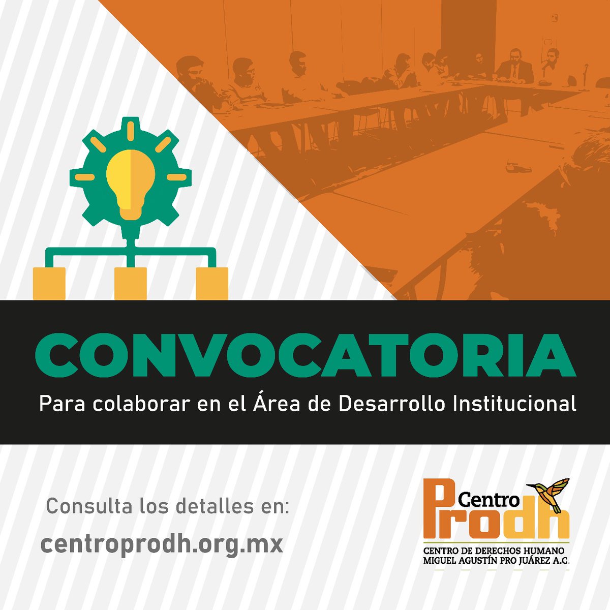 CentroProdh's tweet photo. 📢 #Convocatoria | ¡Únete al equipo del #CentroProdh!

Buscamos:
🔹 Desarrollo Institucional: https://t.co/yfADgH7wyT 
🔹 Área Internacional: https://t.co/mA6RuJcRCv

🗓 Recepción de postulaciones: 15 de enero al 05 de febrero de 2025. https://t.co/CbUI6QTpvR