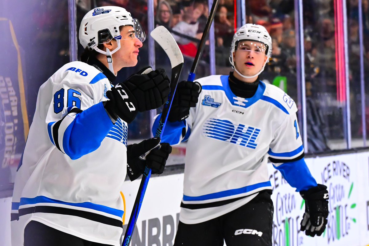 OHLRangers's tweet photo. SHOWED UP ‘N SHOWED OUT ‼️

Misaljevic: 1G, +2, 4 SOG

Reid: 3A, 2 PPP

Romano: 1G, +2, 4 SOG

📸 Brandon Taylor + Sam Buschbeck / OHL

#RTown | #BattleBuilt | #OHLTopProspects https://t.co/Il7gVz5qse