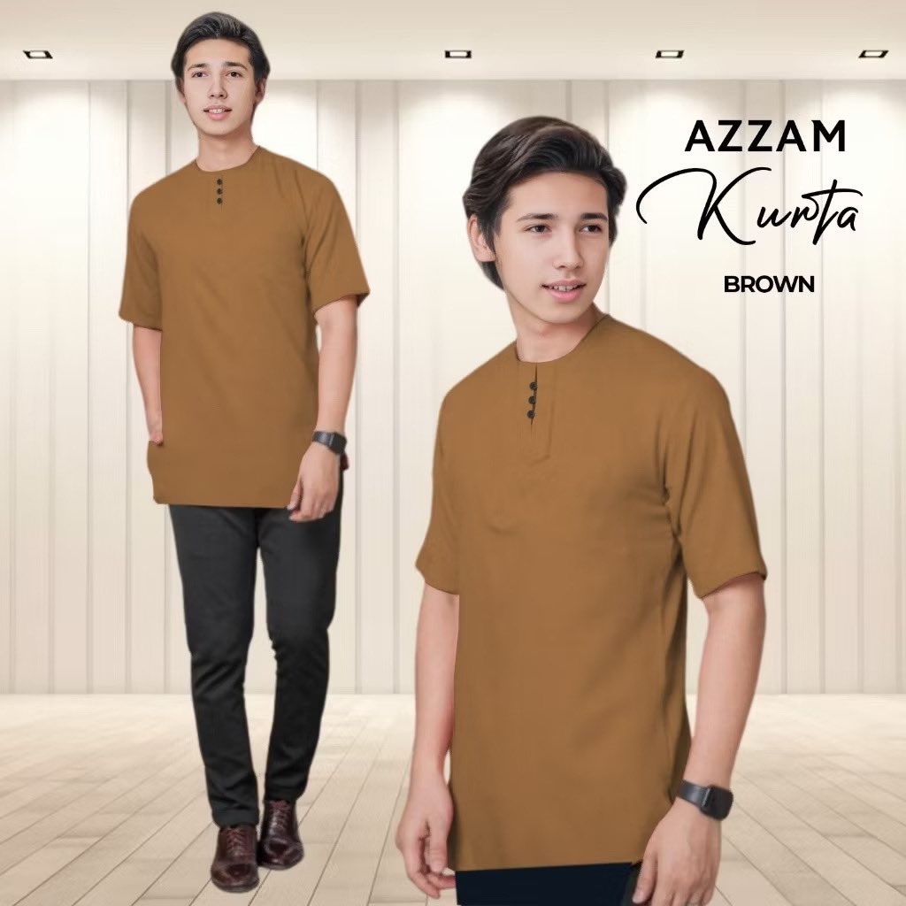 Kadang raya ke-2 malas dah nak pakai baju melayu full set kan? 
Nah pakai la kurta ni sedondon satu family. Warna pun cantik. Harga memang mesra rakyat👍