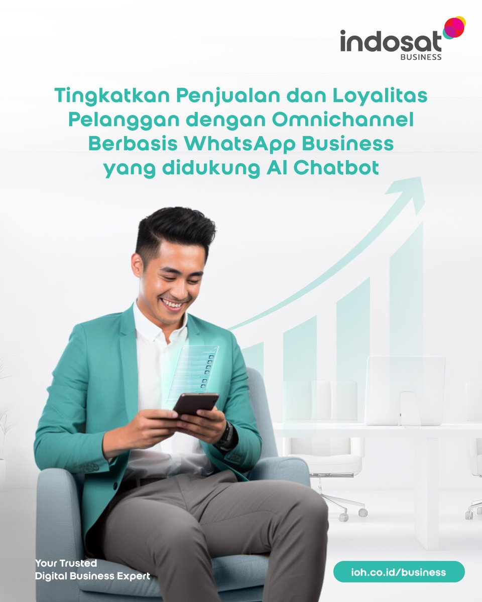 Optimalkan promosi bisnis Anda dengan WhatsApp Business Platform dari Indosat Business! Targetkan pelanggan dengan pesan personal berbasis Big Data &amp; AI chatbot cepat, dan integrasi Omnichannel. Maksimalkan pengalaman pelanggan &amp; tingkatkan efektivitas!