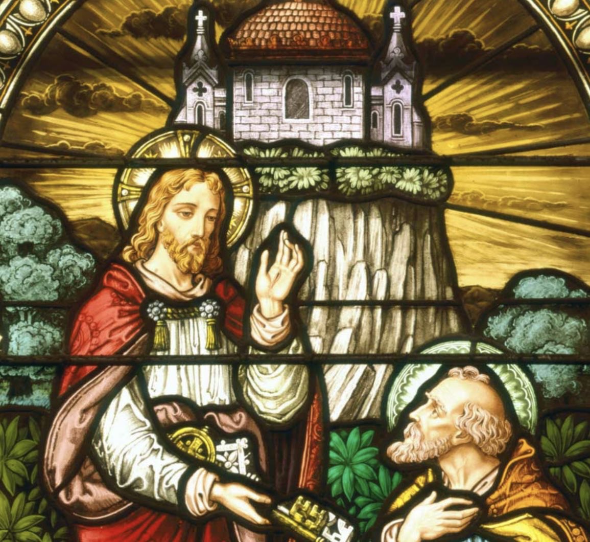 JesusandMary777's tweet photo. In Matthew 16:18, Jesus directly identifies Peter (“Petros,” Greek for “rock”) as the foundational “Rock” (“Petra”) upon which the church will be built. Linguistically, Petros and Petra are cognates, with Petros adapted to Peter’s masculine identity, while Petra refers to a foundational rock. Contextually, Jesus speaks to Peter in the second person, making Peter the immediate referent of “this rock.” Historically, Peter’s foundational role is confirmed in Acts 2:14-41, where he delivers the inaugural sermon at Pentecost, initiating the church. Scripture further supports this in Ephesians 2:20, where apostles are described as the church’s foundation with Christ as the cornerstone. Early church fathers affirmed this interpretation until the Reformation. Thus, Peter’s identity as the “Rock” is validated by linguistic, contextual, historical, and scriptural evidence, making his foundational role essential to the church’s establishment.