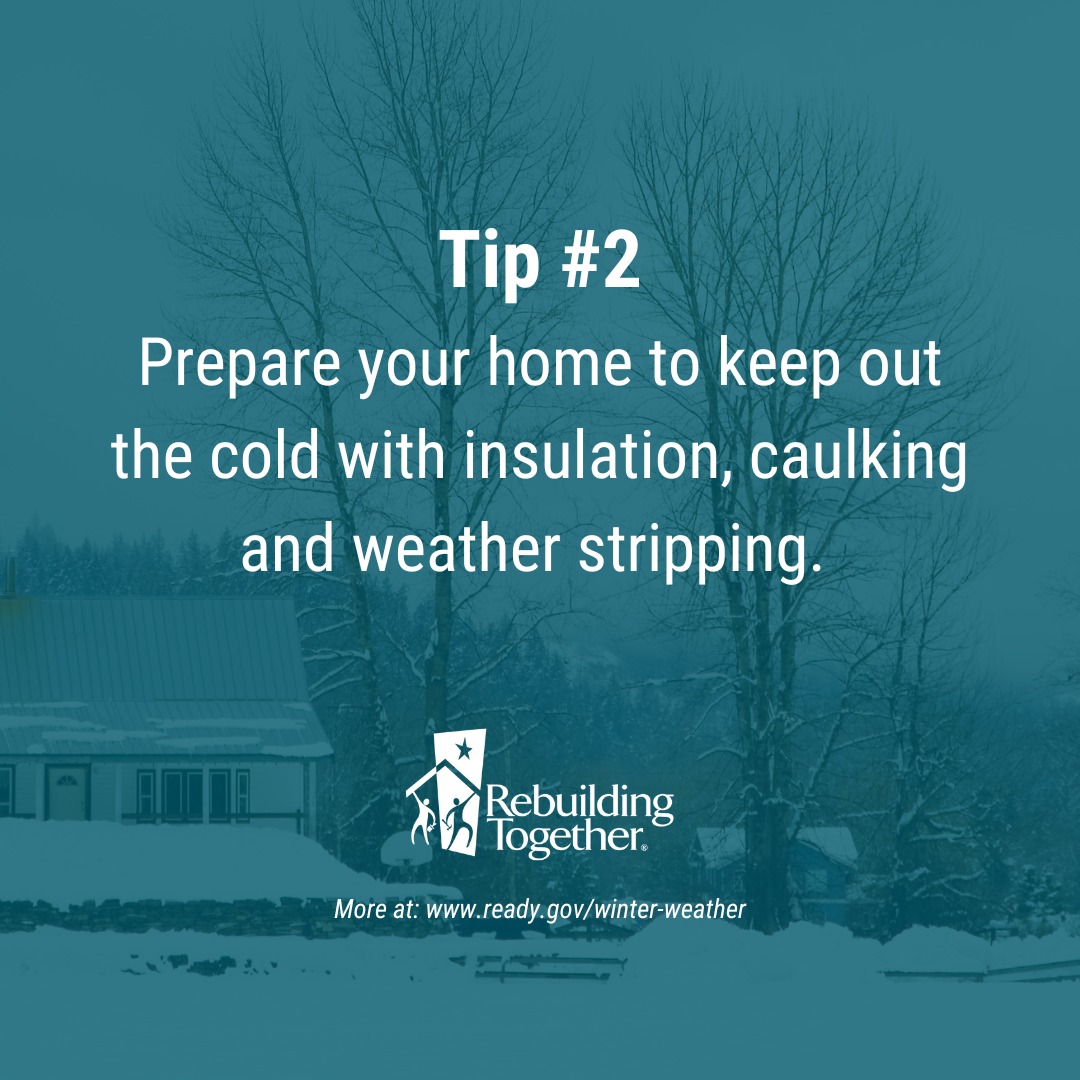 RebuildingKC's tweet image. Keeping out the cold not only makes your home more comfortable, but saves you big on heating bills this winter. Can't afford to seal up your home on your own? Apply for help today at rebuildingtogetherkc.org/apply-for-aid.