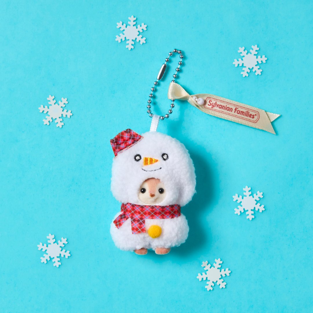 シルバニアファミリー キーチェーン シカの赤ちゃん 雪だるま （NEW  