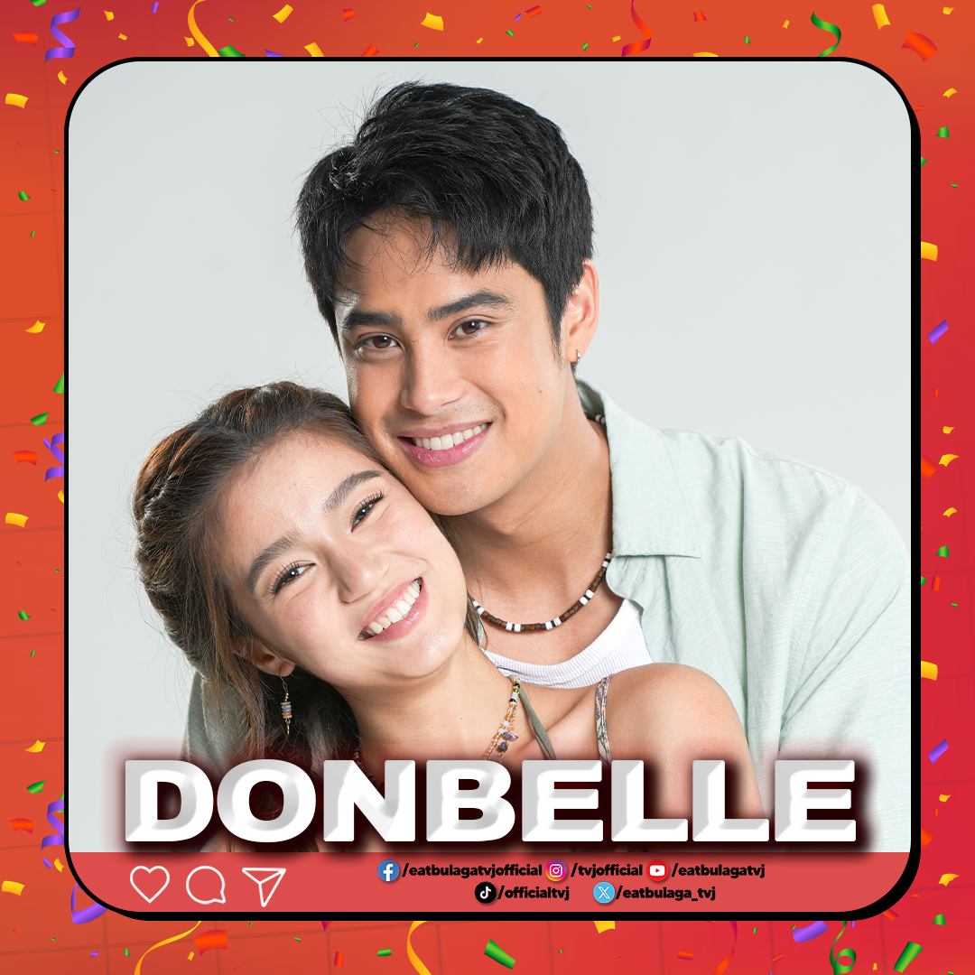 eatbulaga_TVJ's tweet photo. Get ready kiligin dahil makakasama natin sa isang masayang tanghalian ang #DonBelle 🥰

See you later, Dabarkads! https://t.co/J46OqrD7eq