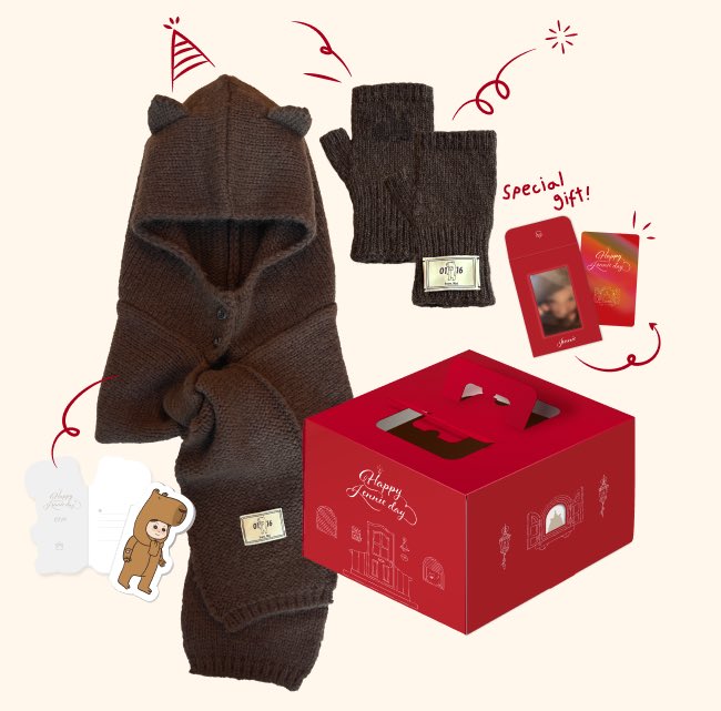JENNIE BIRTHDAY EXCLUSIVE MERCH 'NINIBARA-Clava Kit' ❤️