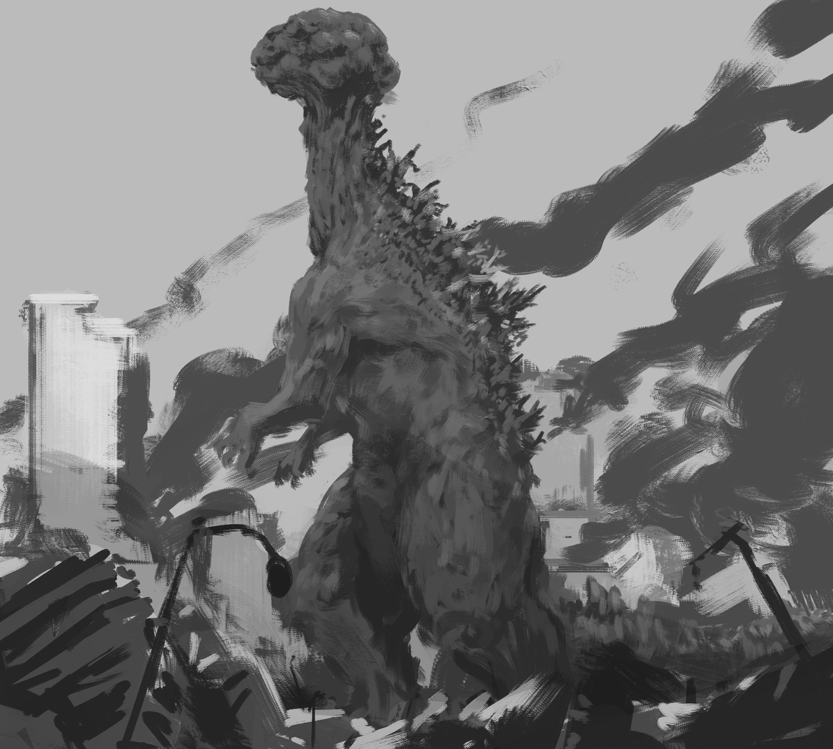 #godzilla 哥斯拉 无言 
GODZILLA Speechless