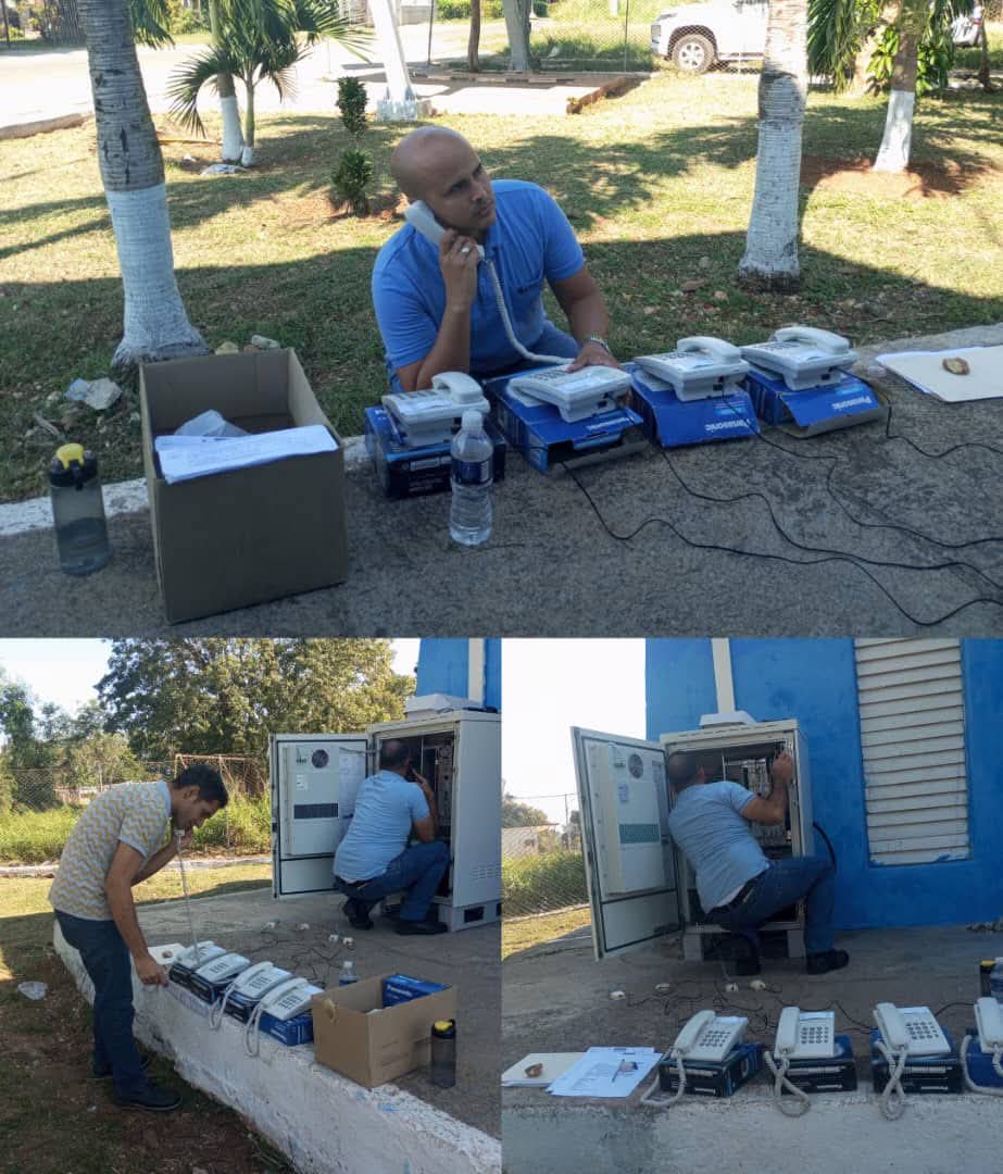 JambuMarcos's tweet photo. Ya esta listo un nuevo Gabinete Integral en el poblado de Cangrejeras, que ofrecerá a la población de la zona un servicio telefónico mayor calidad y la posibilidad de acceder a Internet desde la comodidad de su casa a traves de Nauta Hogar.
#EsteEs https://t.co/vcQrvM3oGN