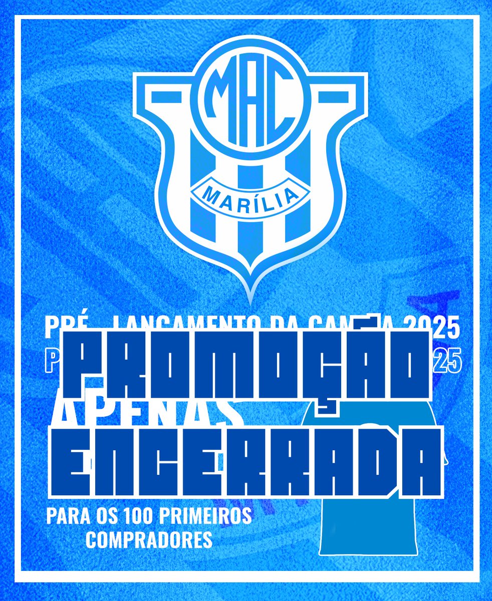 MARILIA1942's tweet photo. 🐯 ATENÇÃO, TORCEDOR! PROMOÇÃO ENCERRADA. 🐯

Agradecemos a todos que participaram. Para quem não conseguiu, fique de olho nas próximas promoções!

#VamosMAC https://t.co/naAmJHYTVE