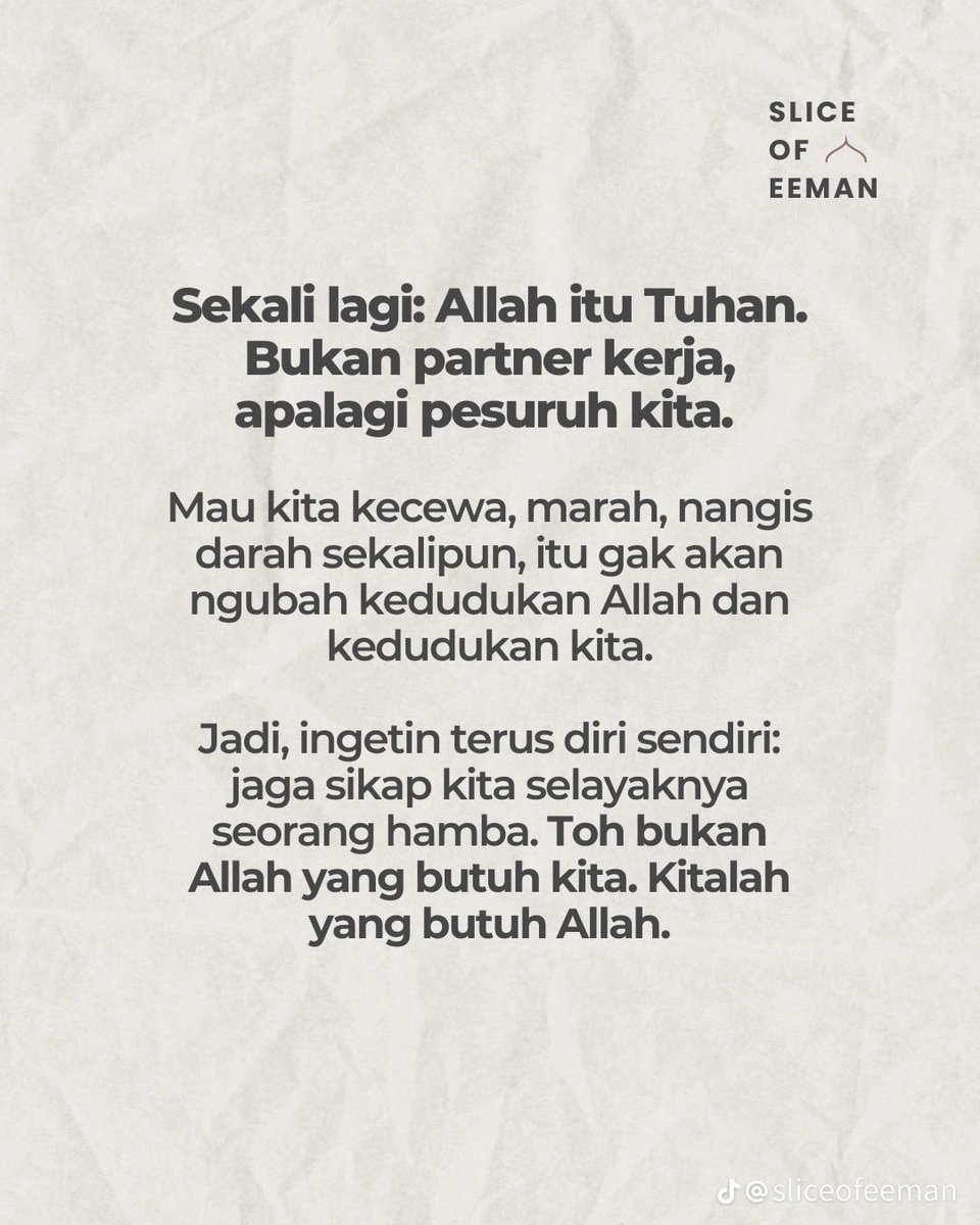 Byunloey_614's tweet photo. @convomf Reminder ya guysss,Allah itu Tuhan bukan pesuruh, kita ini siapa si? Mau Allah ngabulin atau engga itu hak Allah, tugas kita cuma memohon.
 
Gak semua yg kita pengen tuh baik dikita, jdi mungkin aj Allah nanti kasi sesuatu yg lebih baik dari harapan kita. https://t.co/cjRF2SuYvu