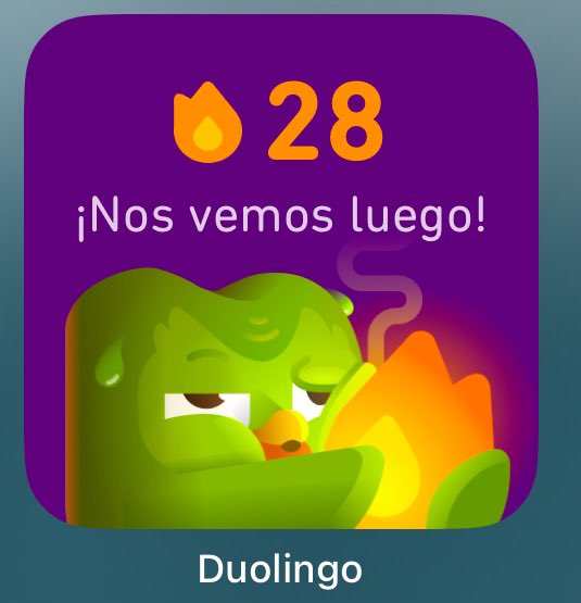 AlainWinters's tweet photo. @duolingoespanol Apenas voy empezando https://t.co/GeX0Re7gzv