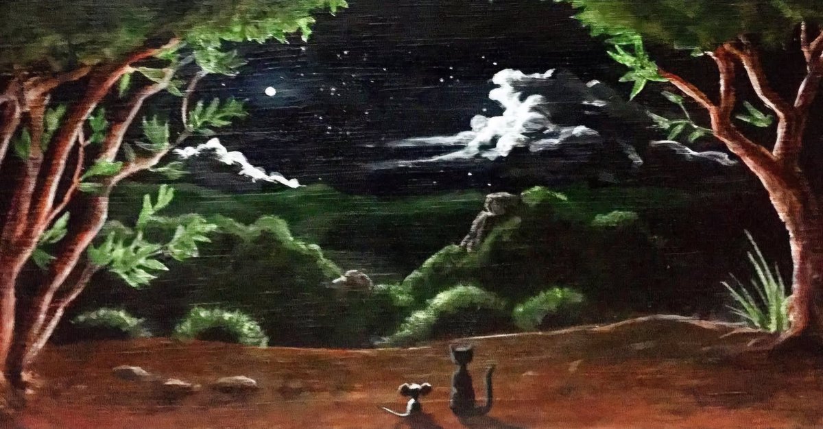 "Spike and Malace"

Acrylic on wood