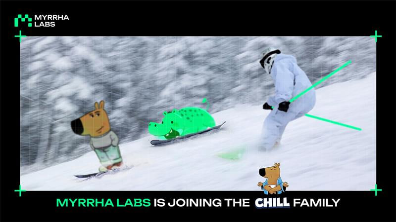 RivenLee_'s tweet photo. We’re pumped to partner with Chill Guy!

@MyrrhaLabs is excited to collaborate with @chillguycto and we’re happy to explore and engage web3 communities in the chillest way possible!  ❄️

Let’s bring some energy (and maybe a snowstorm) to the space!⛷ https://t.co/jqVLNH4Arj