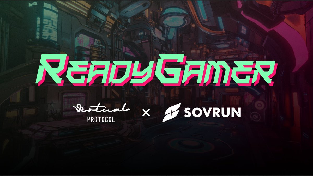 Are you ready gamers?

Join us today for a special Spaces event to discuss ReadyGamer, a next-gen joint venture between <a href="/virtuals_io/">Virtuals Protocol</a> and <a href="/SovrunOfficial/">Sovrun</a>

Discover how AI-powered experiences are set to redefine gaming. Built by gamers, for gamers.

Set your reminders below 👇