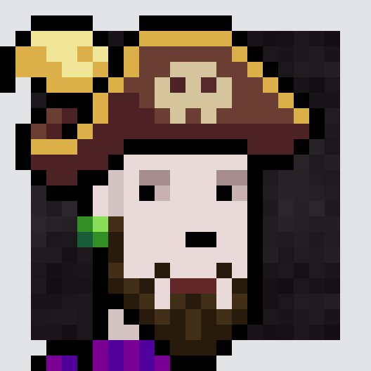freedom_0x's tweet image. GM, #BitmapPunks #PiratePunk
@bitmappunksnft
