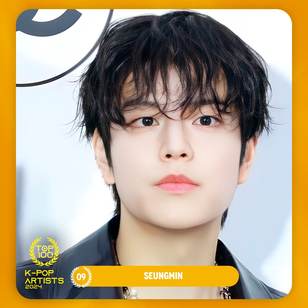 TOP 100 – K-POP ARTISTS 2024

#9 SEUNGMIN

Congratulations! 🎉