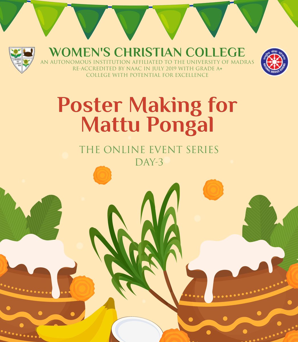 nsswcc3's tweet photo. Celebrate the spirit of Mattu Pongal with creativity by joining us on Day 3 of the online event series! https://t.co/64wj2GpRJN