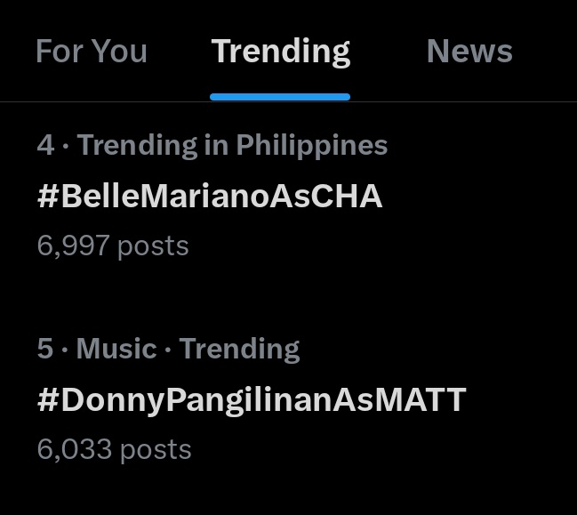 dbtpwarriorsOFC's tweet photo. JUST IN: Tags are Now Trending at TOP Spot, Fourth Spot and Fifth Spot Nationwide with more than Six Thousand Tweets Unlocked. Let's keep our fresh tweets coming, TP Warriors!

MATTCHAsaya SA EatBulaga 

#DonnyPangilinanAsMATT #BelleMarianoAsCHA
#DonBelle | #HowToSpotARedFlag https://t.co/0Iru6fL5NX